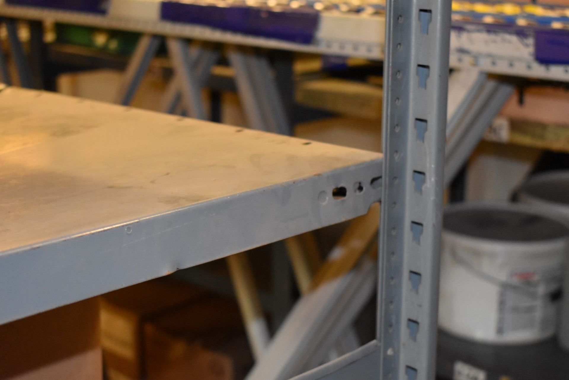 1 x Large Collection of Boltless Warehouse Storage Shelving - Includes 15 x Uprights & 37 x Shelves - Image 5 of 8