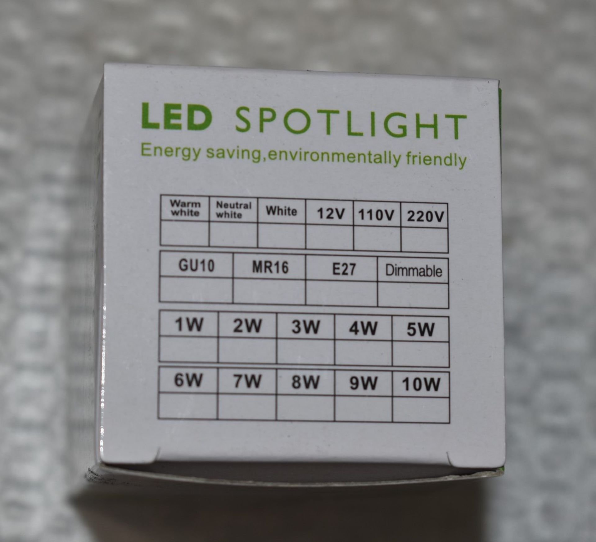 16 x LED GU10 Spotlight Bulbs - New Boxed Stock - Image 4 of 5