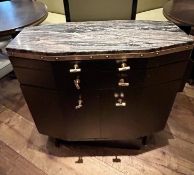 1 x Luxury Commercial Granite Topped Waiter Station - Situated in an Exclusive Gourmet Restaurant