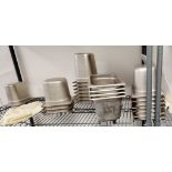 22 x Stainless Steel Gastro Pans