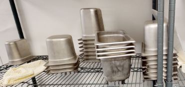 22 x Stainless Steel Gastro Pans