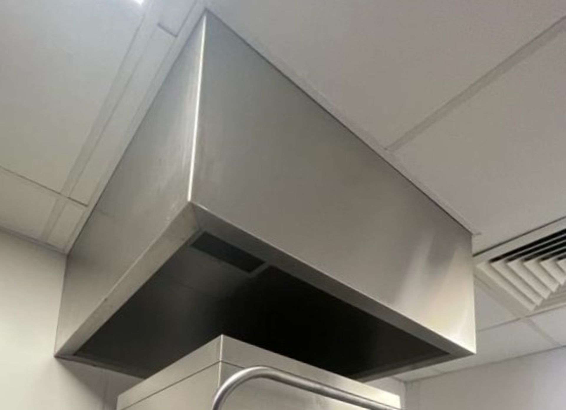 1 x Overhead Extraction Canopy For Passthrough Dishwashers