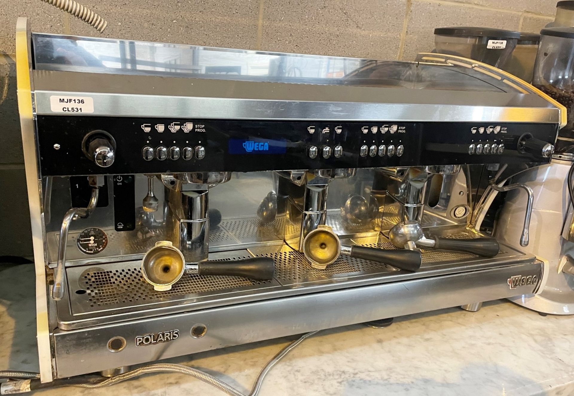 1 x Polaris Wega 3 Group Commercial Espresso Coffee Machine With Evo Display - 3 Phase - Image 2 of 7