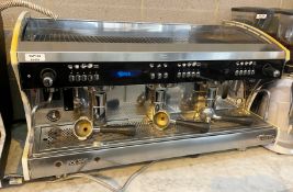 1 x Polaris Wega 3 Group Commercial Espresso Coffee Machine With Evo Display - 3 Phase