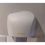 1 x Warner Howard AirForce Electric Hand Dryer - White Finish