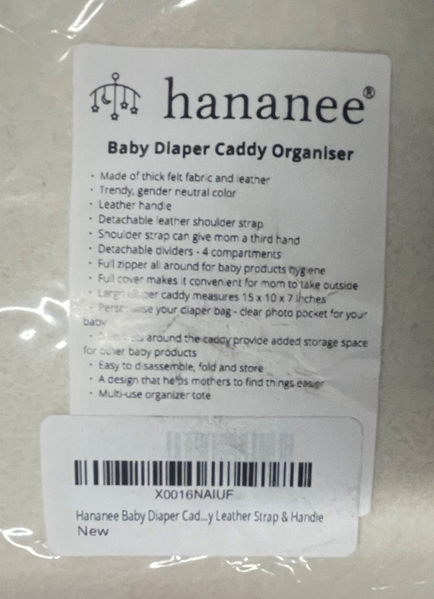 6 x Hananee Baby Diaper Caddy Organisers - New in Packets - Image 4 of 5