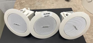 3 x Bose FreeSpace 3 Satellite Stereo Speakers