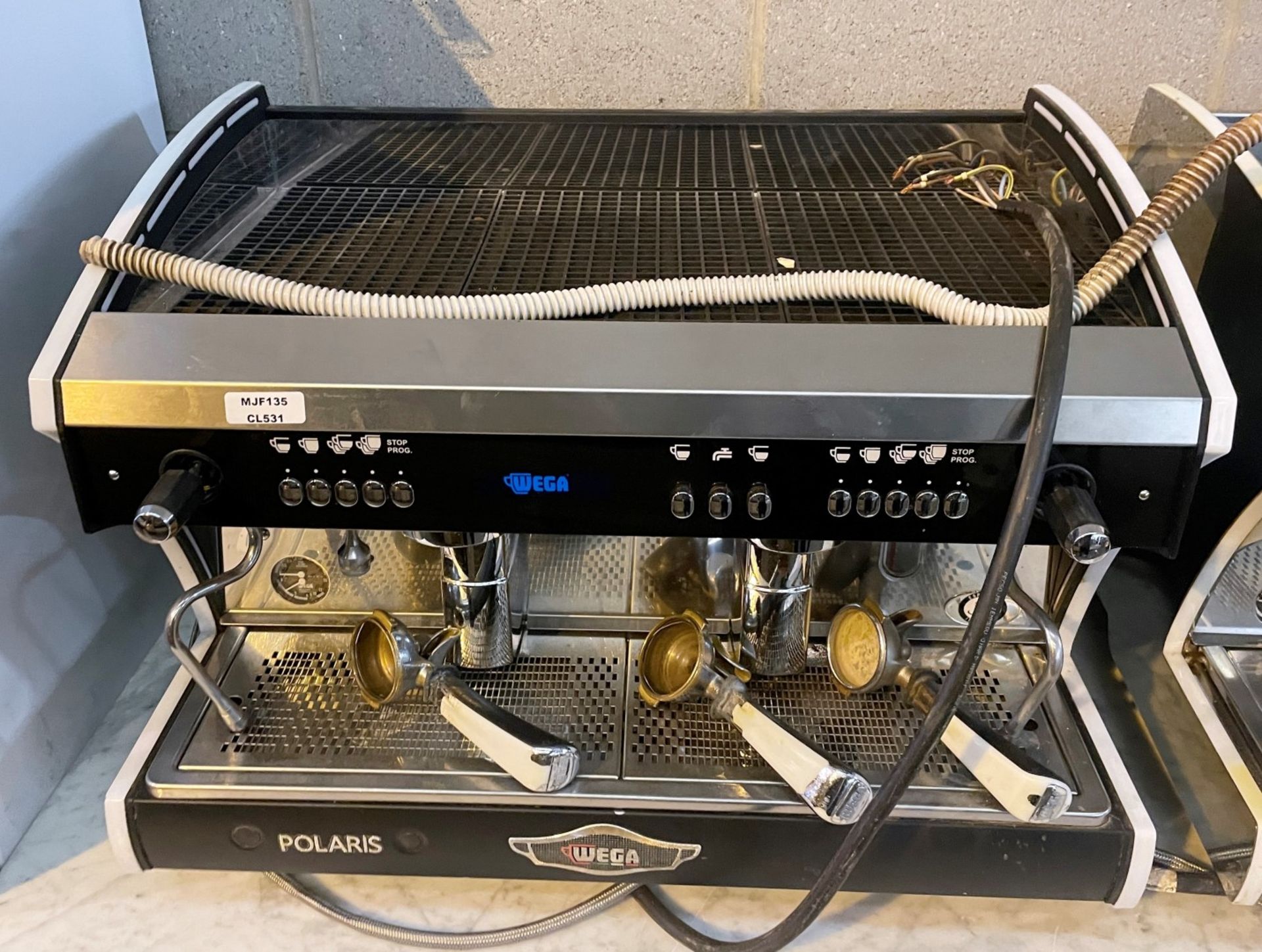 1 x Polaris Wega 2 Group Commercial Espresso Coffee Machine - Stainless Steel / Black Finish - Image 11 of 11