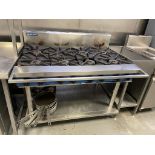 1 x Blue Seal Evolution 8 Burner Gas Cooktop on Stand