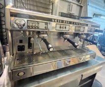 1 x Astoria 3 Group Commercial Espresso Coffee Machine With a Stainless Steel Finish