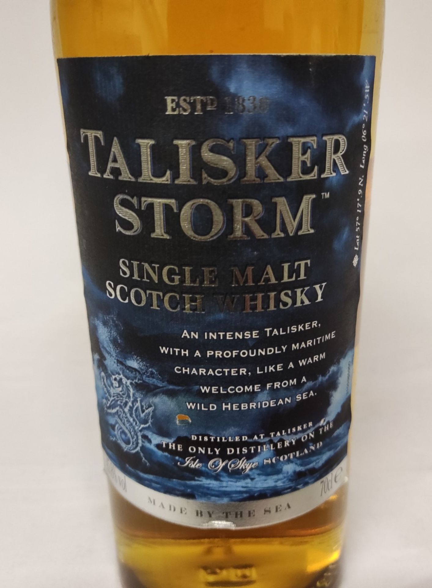 1 x Bottle of Talisker Storm Single Malt Scotch Whisky - 70cl - Retail Price £46 - Ref: WAS447/ - Image 3 of 7