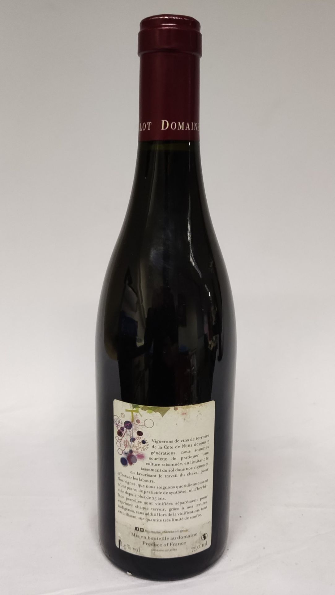 1 x Bottle of 2017 Ruchottes - Chambertin Grand Cru Domaine Marchand - Grillot - Red Wine - Retail P - Image 4 of 5