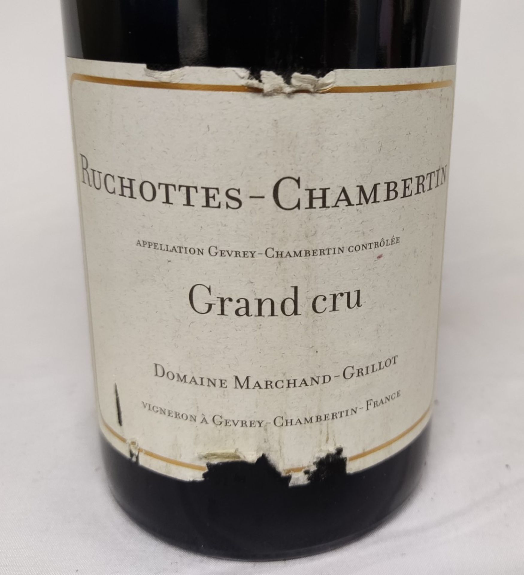 1 x Bottle of 2017 Ruchottes - Chambertin Grand Cru Domaine Marchand - Grillot - Red Wine - Retail P - Image 2 of 5