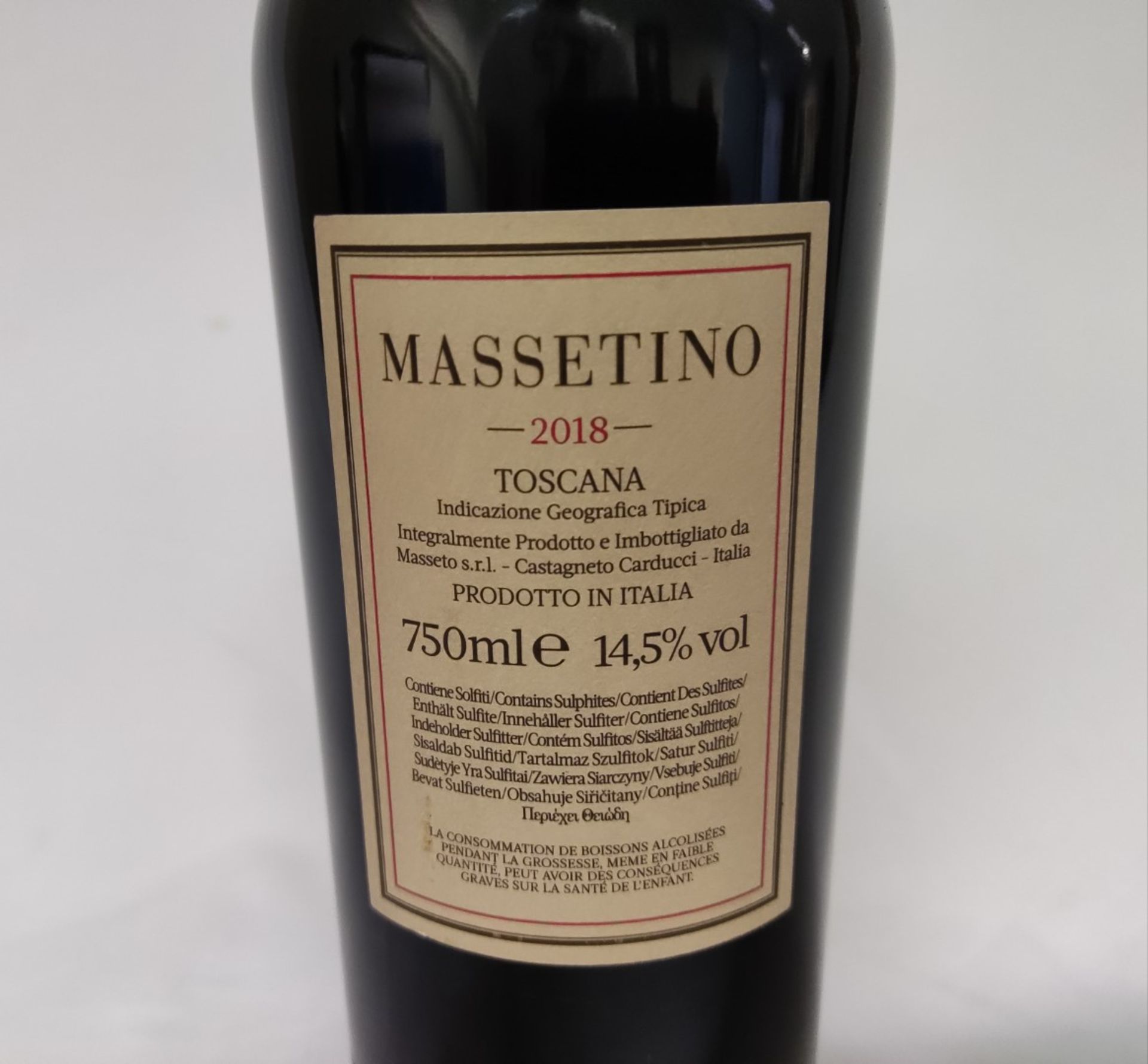 1 x Bottle of 2018 Massetino Toscana IGT Red Wine, Tuscany, Italy - Retail Price £375 - Ref: WAS315/ - Image 4 of 6