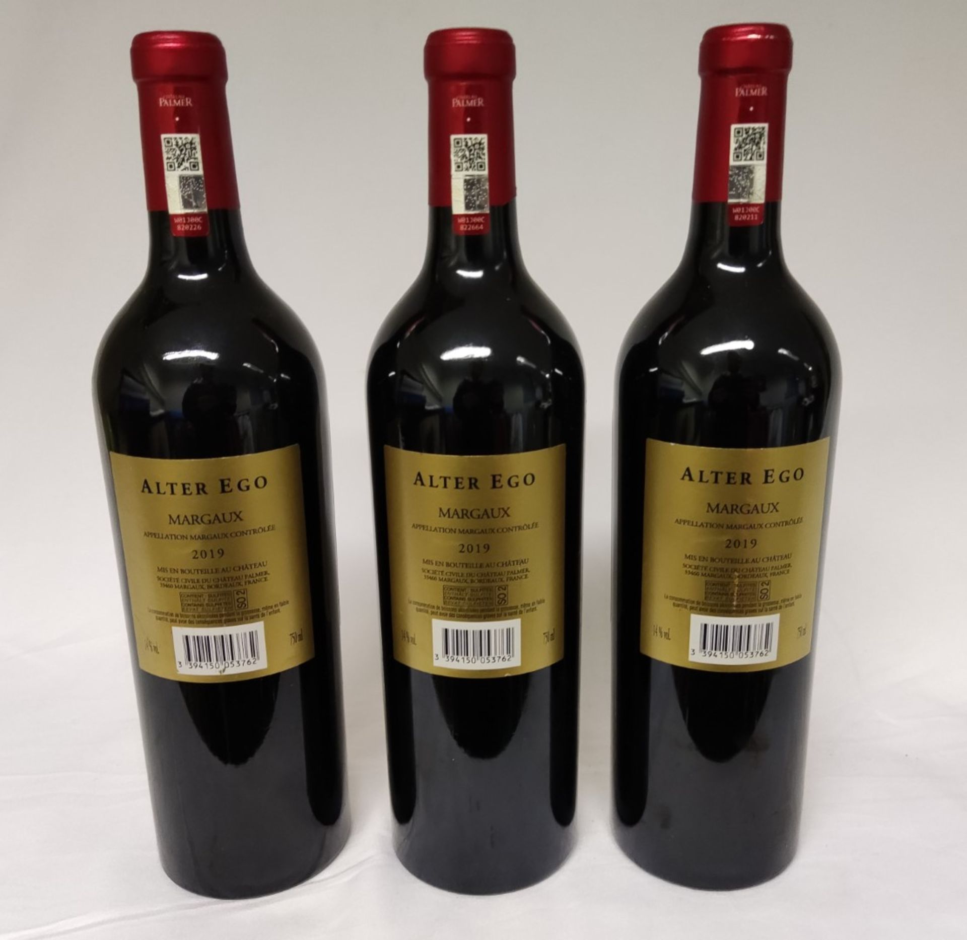 3 x Bottles of 2019 Alter Ego De Palmer Red Wine - Retail Price £195 - Ref: WAS334/CR3- CL866 - Loca - Image 4 of 6