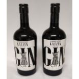 2 x Bottles of Schrodinger's Katzen Gin - Retail Price £90 - Ref: WAS363/CR6- CL866 - Location: Altr