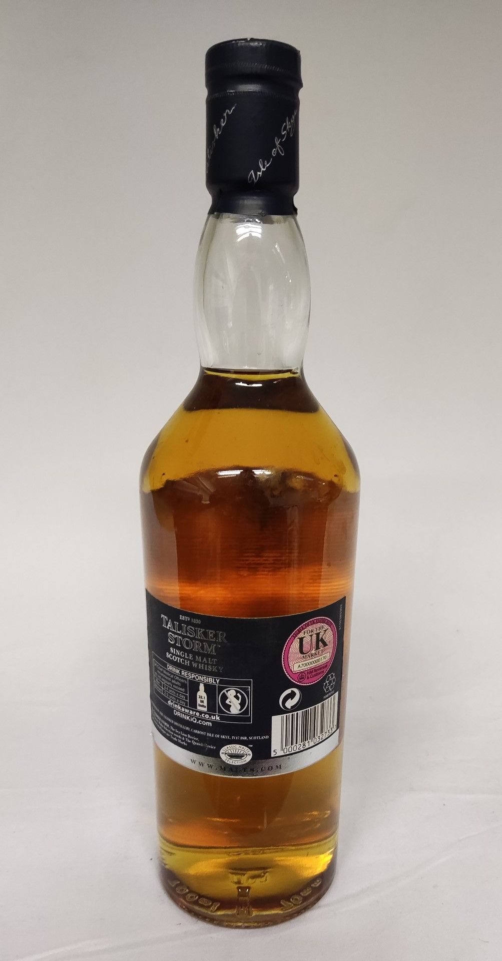 1 x Bottle of Talisker Storm Single Malt Scotch Whisky - 70cl - Retail Price £46 - Ref: WAS447/ - Image 5 of 7