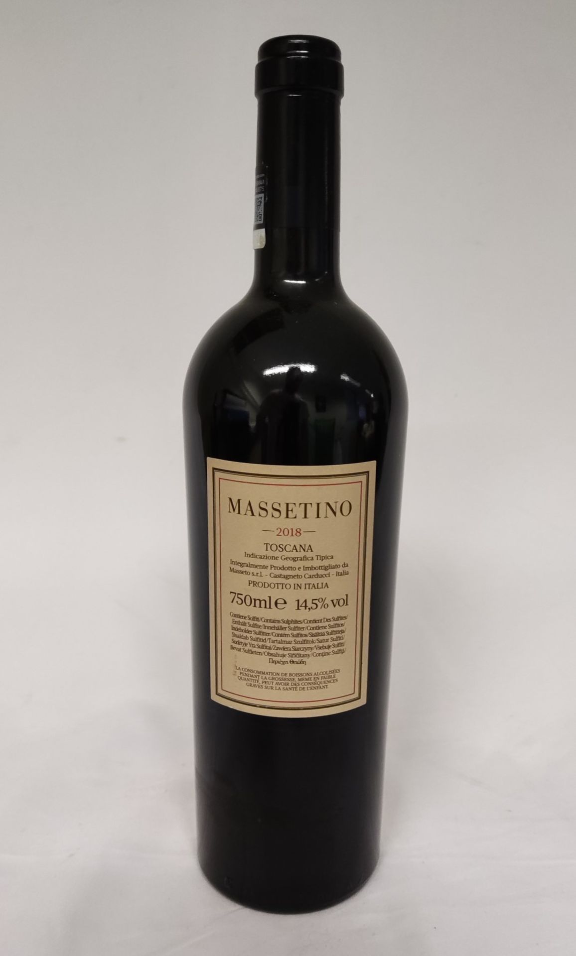 1 x Bottle of 2018 Massetino Toscana IGT Red Wine, Tuscany, Italy - Retail Price £375 - Ref: WAS315/ - Image 3 of 6