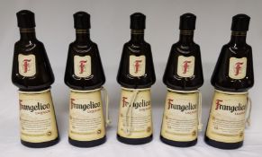 5 x Bottles of Frangelico Italian Hazelnut Liqueur - Retail Price £100 - Ref: WAS356/CR5- CL866 - Lo