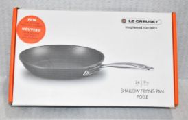 1 x LE CREUSET 24cm Non-stick Shallow Frying Pan - Original Price £99.00