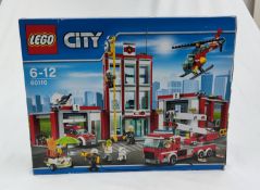 Lego City 60110 Fire Station Set - Boxed - Retired Set - CL444 - NO VAT ON THE HAMMER - Location: