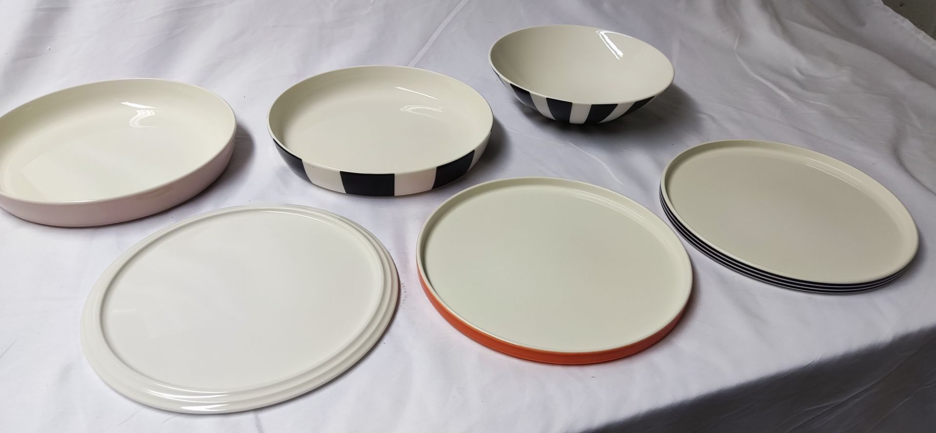 1 x VILLEROY & BOCH La Boule Memphis Plate/Bowl Set, 7 Piece Set - Read Condition - Boxed - RRP £415 - Image 6 of 18