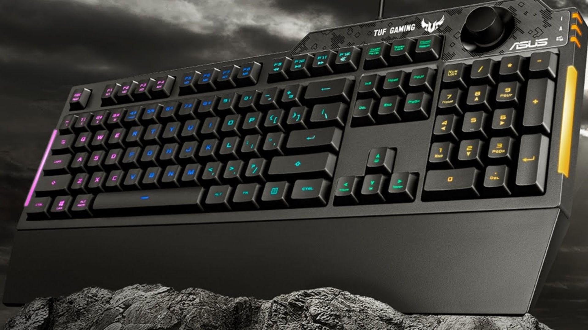 1 x Asus TUF K1 RGB Gaming Keyboard - Brand New and Boxed - Features Volume Control, Side Light - Image 6 of 8