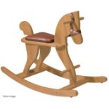 1 x MOULIN ROTY Luxury Wooden Rocking Horse - Original Price £129.00 - Unused Boxed Stock