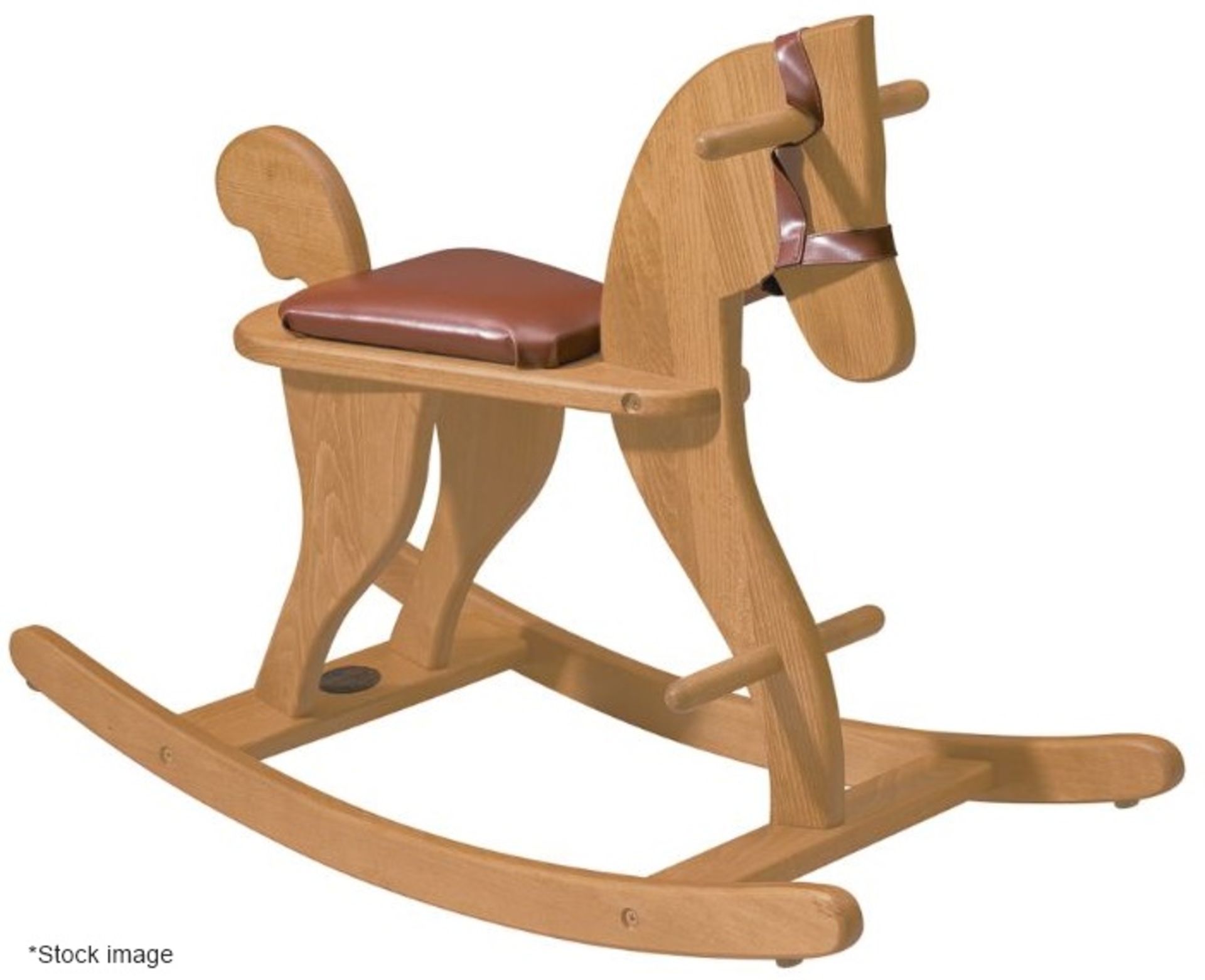 1 x MOULIN ROTY Luxury Wooden Rocking Horse - Original Price £129.00 - Unused Boxed Stock