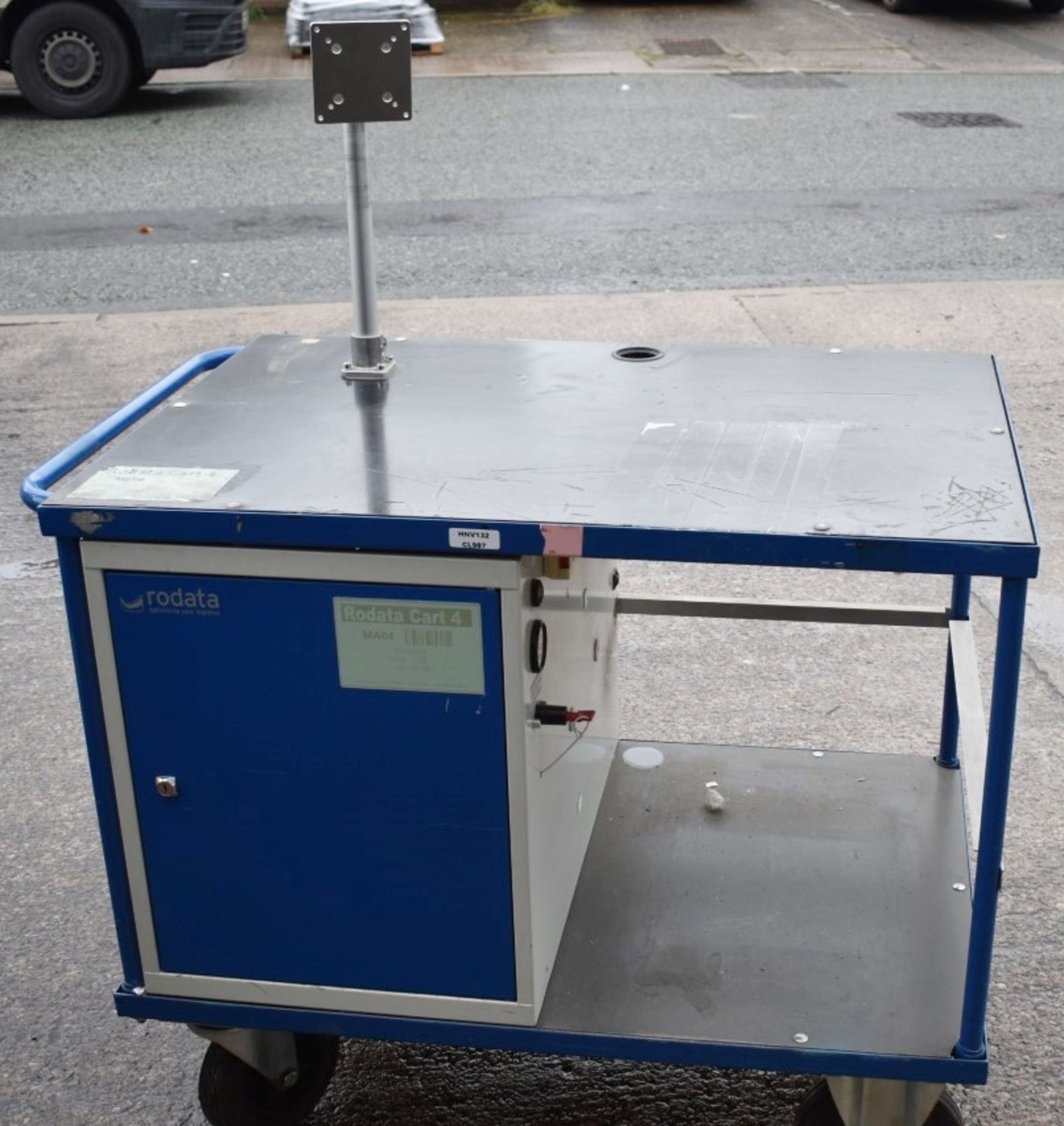 1 x RODATE Portable Computer Cart - Recently Removed From A World-renowned London Department Store - - Image 2 of 3