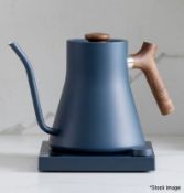 1 x FELLOW 'Stagg EKG' Electric Kettle in Blue - Original Price £195.00 - Unused Boxed Stock