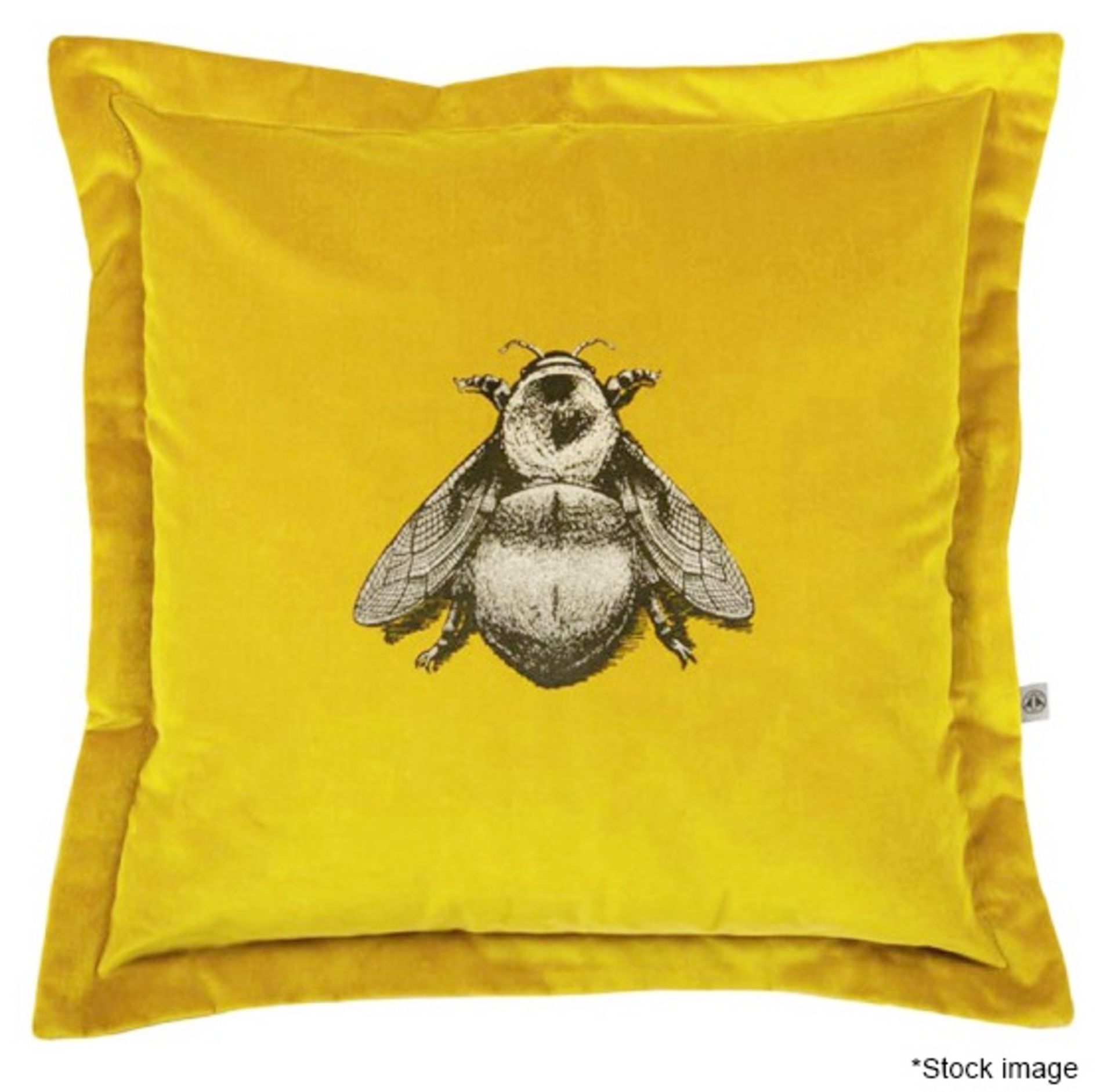 1 x TIMOROUS BEASTIES Napoleon Bee Cushion, in Honey Yellow - Original Price £135.00