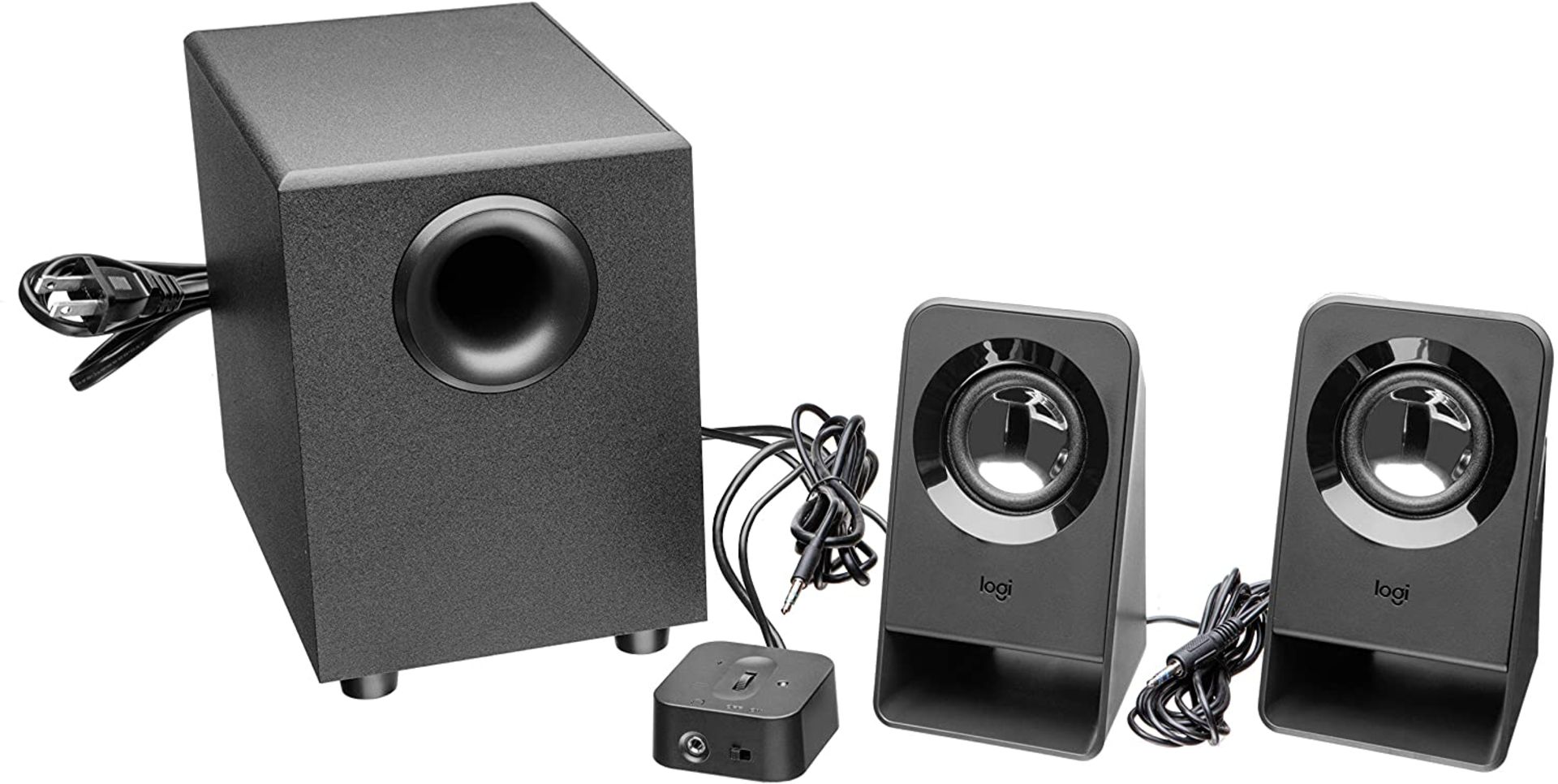 1 x Logitech Z213 Compact Multimedia PC Speaker System With Subwoofer - New Boxed Stock - Ref: - Image 3 of 5