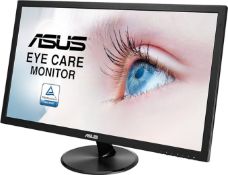 1 x Asus 21.5" Full HD TN Panel 60Hz 5ms PC Monitor - Model VP228DE - New Boxed Stock - RRP £120 -