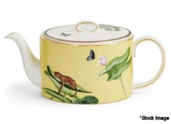 1 x WEDGWOOD Wonderlust Waterlily Fine Bone China Teapot - New/Boxed - See Condition - RRP £145 -