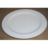 6 x Villeroy & Boch Contemporary Porcelain Flat Dinner Plates - 31.5 cms - CL011 - Ref: PX284 -