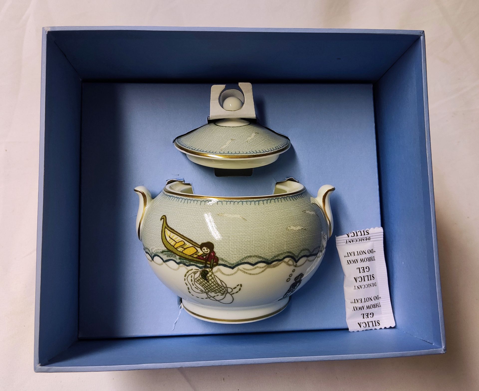 1 x WEDGWOOD Sailors Farewell Large Covered Fine Bone China Sugar Bowl - New/Boxed - RRP £105 - Ref: - Image 9 of 18