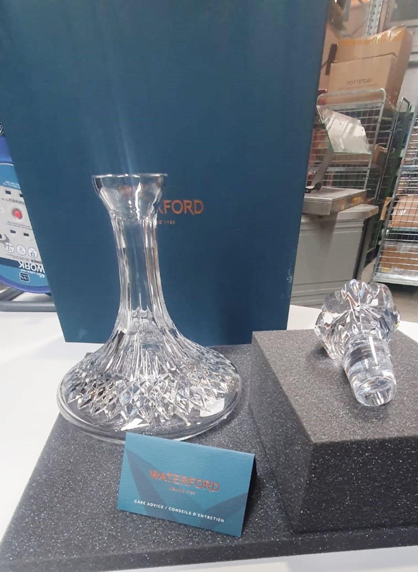 1 x WATERFORD Lismore Lead Crystal Decanter - Unused Boxed Stock - Image 3 of 4