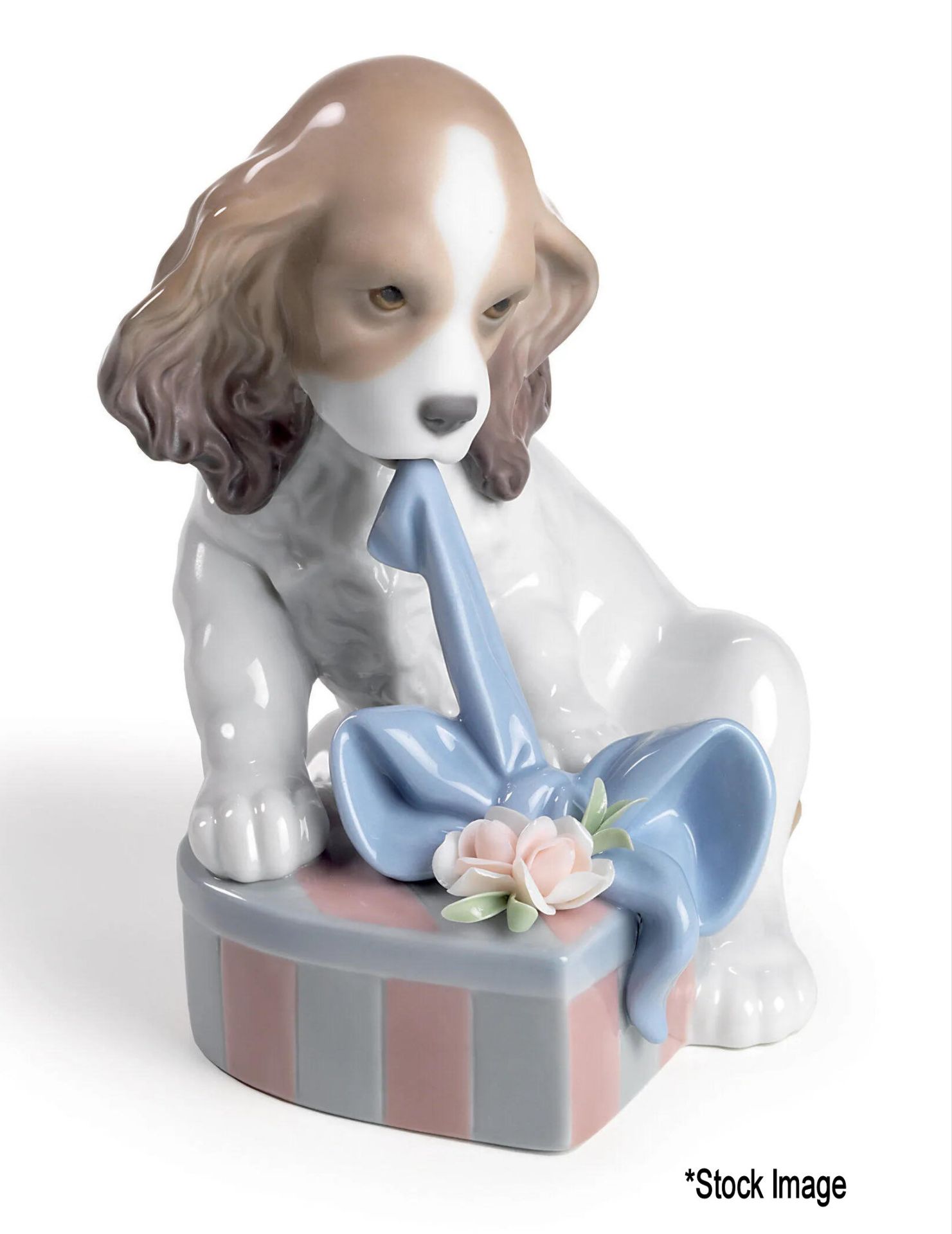1 x LLADRO Can't Wait Puppy Dog Porcelain Figurine - New/Boxed - RRP £330 - Ref: /HOC244/HC5 - CL987