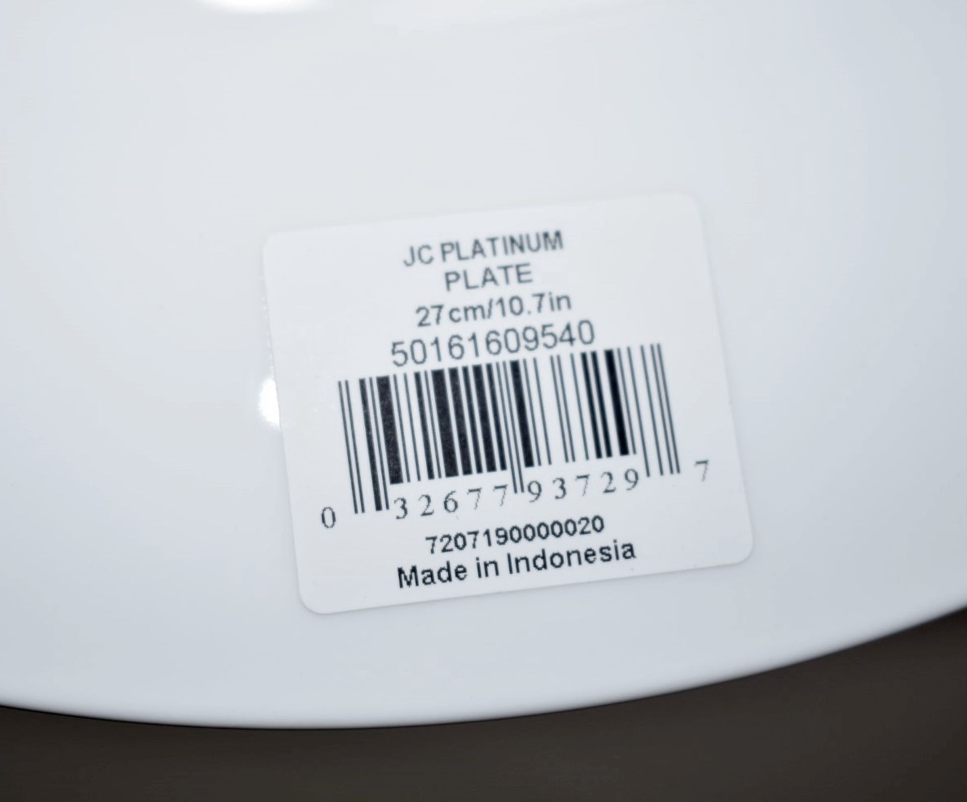4 x WEDGWOOD / JASPER CONRAN Platinum 27cm Dinner Plates - Original Price £120.00 - Image 4 of 6