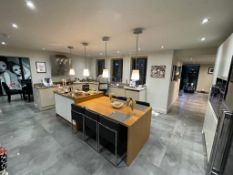 1 x Stunning PARAPAN Handleless Fitted Kitchen with Neff Appliances, Granite Worktops & Island
