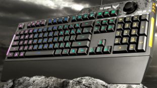 1 x Asus TUF K1 RGB Gaming Keyboard - Brand New and Boxed - Features Volume Control, Side Light