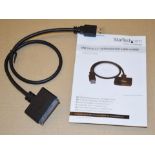 3 x StarTech SATA to USB Cables - USB 3.0 to 2.5” SATA III Hard Drive Adapter - External Converter