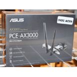 1 x Asus AX3000 PCE-AX3000 WiFi PCI-E Network Adaptor - Brand New and Boxed - Ref: AC89 - CL882 -