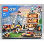 1 x LEGO City Fire Brigade with Truck - Original Price £89.95 - Unused Boxed Stock - Ref: HAS2310/