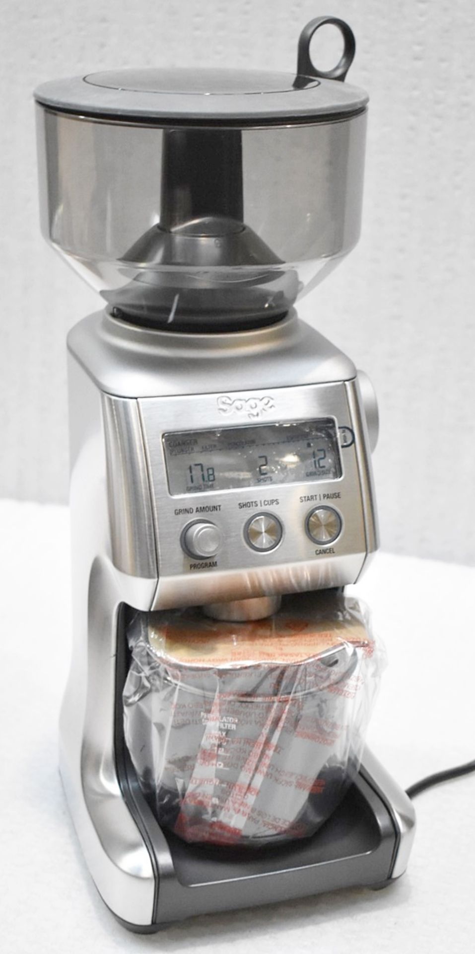 1 x SAGE Smart Grinder Pro™ Coffee Grinder, Stainless Steel - Original Price £210.00 - Image 3 of 14