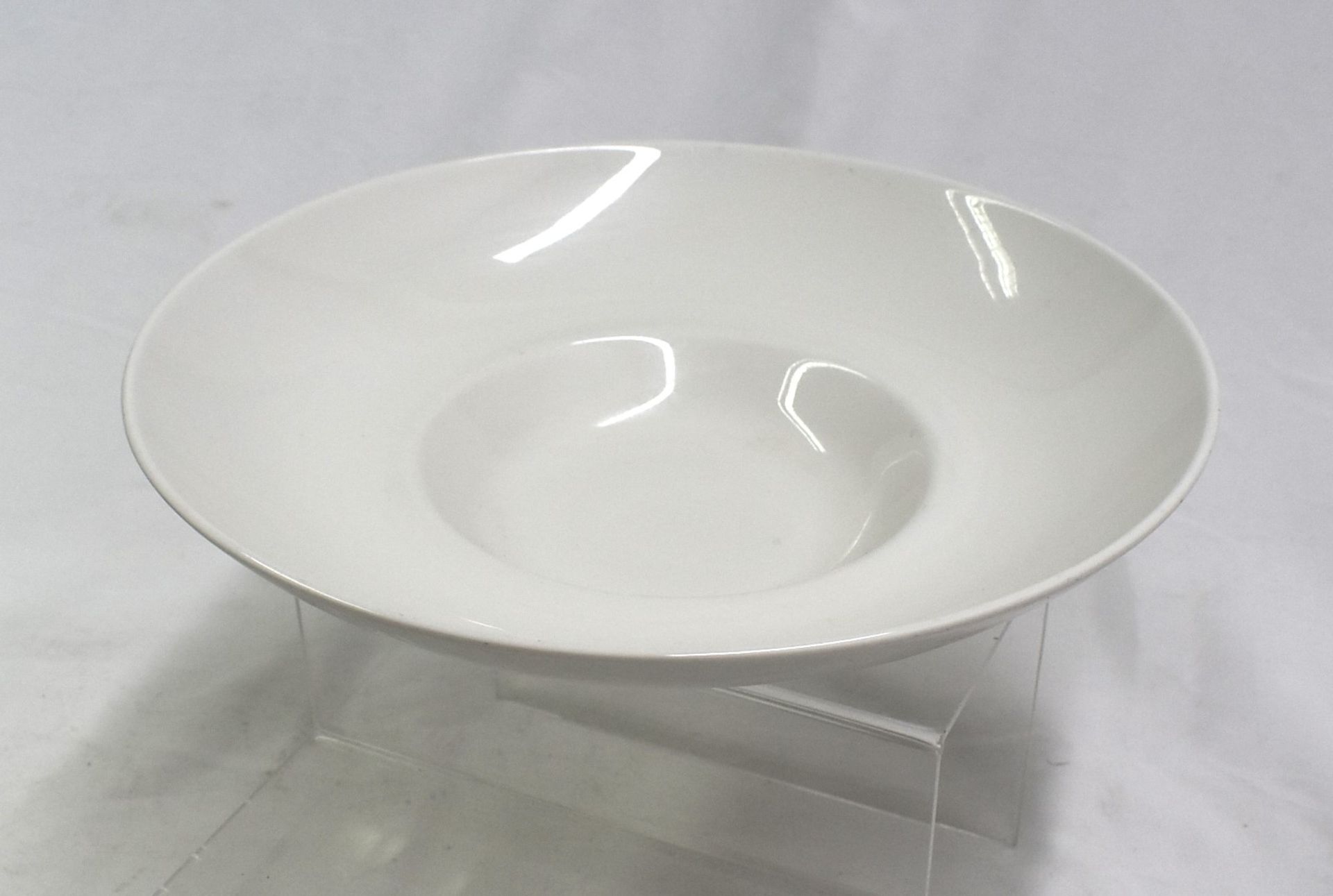 9 x RAK Porcelain Banquet 26cm Ivory Porcelain Wide Rim Soup Bowls - CL011 - Ref: PX278 - - Image 4 of 6