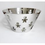 1 x ALESSI 'Girotondo' Large Designer Stainless Steel Bowl - Made In Italy - Ref: GRG003 / WH2 /
