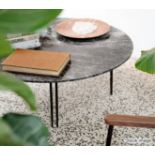 1 x GUBI 'IOI' Round Designer Marble Topped Coffee Table, ⌀70cm - Original RRP £1,025