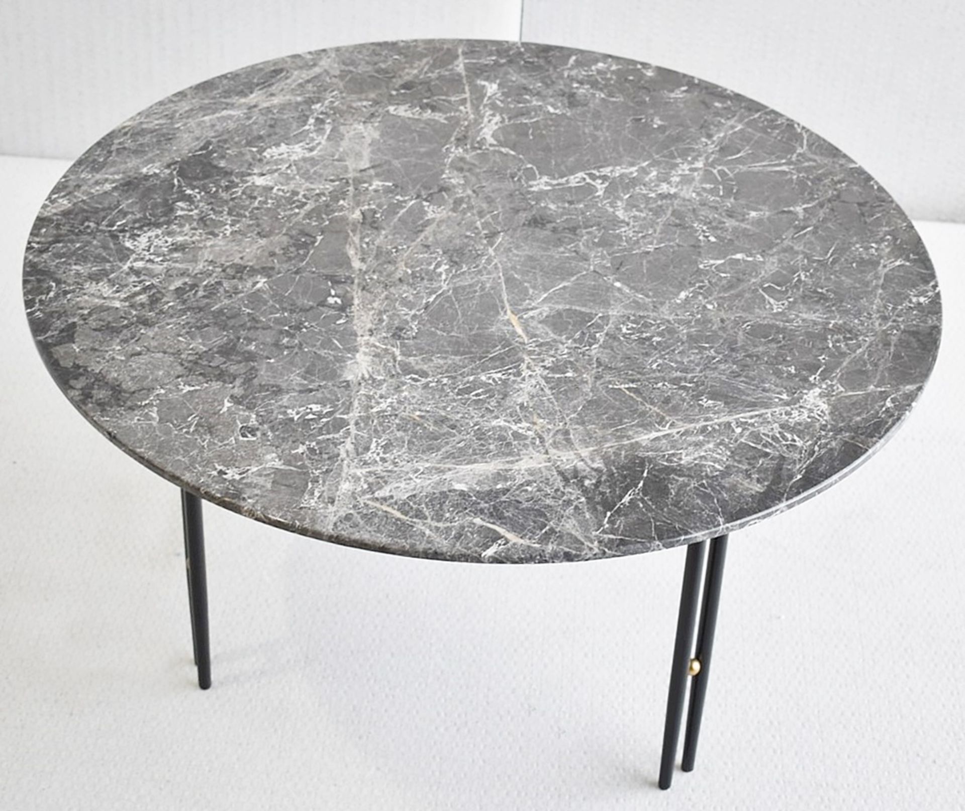 1 x GUBI 'IOI' Round Designer Marble Topped Coffee Table, ⌀70cm - Original RRP £1,025 - Image 3 of 8